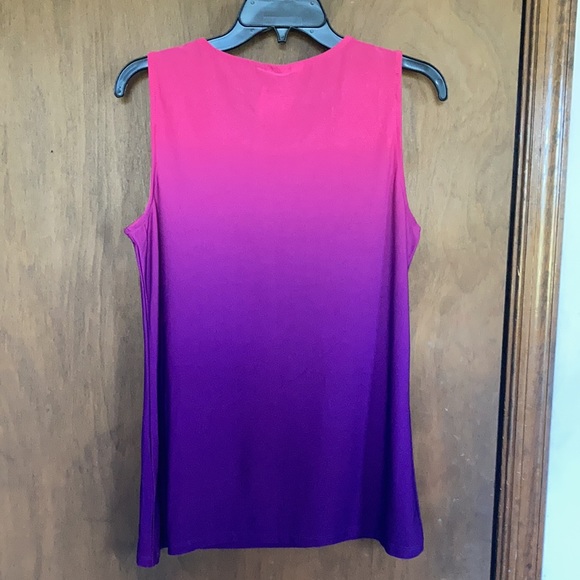 Christopher & banks sleeveless ombré top with stretch size S - Picture 9 of 15